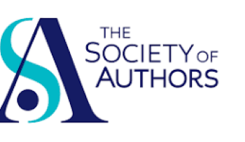 Society of Authors logo, an organisation representing writers and allied practitioners in the publishing industry.